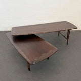 Mid-Century Modern Switchblade Coffee Table By Andre Bus For Lane Acclaim