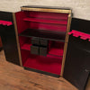 Art Deco Lacquered Walnut Dry Bar Cabinet