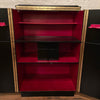 Art Deco Lacquered Walnut Dry Bar Cabinet