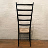 Mid-Century Ladder Back Accent Side Chair After Gio Ponti