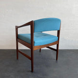 Mid-Century Modern Walnut "Quinn" Armchair By Edward Wormley For Dunbar