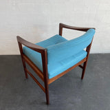 Mid-Century Modern Walnut "Quinn" Armchair By Edward Wormley For Dunbar