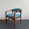 Mid-Century Modern Walnut "Quinn" Armchair By Edward Wormley For Dunbar