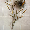 Curtis Jeré Large Brass Pom-Pom Floral Wall Sculpture