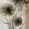 Curtis Jeré Large Brass Pom-Pom Floral Wall Sculpture