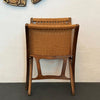 Scandinavian Modern Hans Wegner Style Folding Rope Lounge Chair
