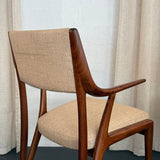 Mid-Century Modern Sculptural Walnut Armchairs By M. Singer & Sons