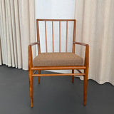 Mid-Century Modern Walnut Armchair By T.H. Robsjohn-Gibbings For Widdicomb