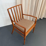 Mid-Century Modern Walnut Armchair By T.H. Robsjohn-Gibbings For Widdicomb