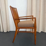 Mid-Century Modern Walnut Armchair By T.H. Robsjohn-Gibbings For Widdicomb