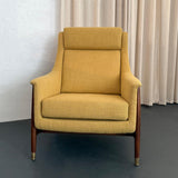 Scandinavian Modern Upholstered "Scania" Armchair By Folke Ohlsson