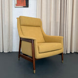 Scandinavian Modern Upholstered "Scania" Armchair By Folke Ohlsson