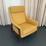 Scandinavian Modern Upholstered "Scania" Armchair By Folke Ohlsson