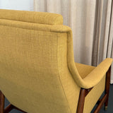 Scandinavian Modern Upholstered "Scania" Armchair By Folke Ohlsson