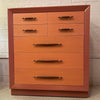 Hollywood Regency Custom Finish Mahogany Dresser By John Stuart