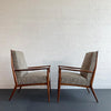 Paul McCobb For Directional Highback Lounge Chairs Model No. 409