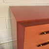 Hollywood Regency Custom Finish Mahogany Dresser By John Stuart