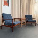 Pair Of Scandinavian Modern Lounge Chairs By Ib Kofod-Larsen For Selig