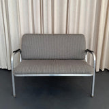 Machine Age Industrial Aluminum Frame Loveseat By GoodForm