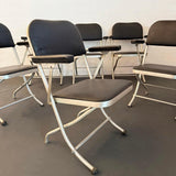 Set Of 6 Machine Age Folding Lounge Chairs By Warren McArthur
