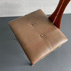 Customized Mid-Century Modern Walnut Valet Chair With Storage