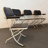 Set Of 6 Machine Age Folding Lounge Chairs By Warren McArthur