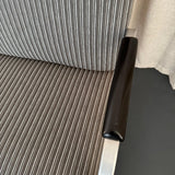 Machine Age Industrial Aluminum Frame Loveseat By GoodForm