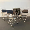 Set Of 6 Machine Age Folding Lounge Chairs By Warren McArthur