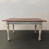 Antique Rustic Maple Farmhouse Dining Work Table