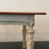 Antique Rustic Maple Farmhouse Dining Work Table