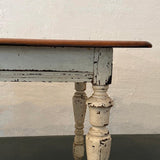 Antique Rustic Maple Farmhouse Dining Work Table