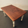 Antique Rustic Maple Farmhouse Dining Work Table