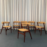 Scandinavian Modern "Fire" Chairs By Kai Kristiansen For Korup Stolefabrik