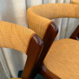 Scandinavian Modern "Fire" Chairs By Kai Kristiansen For Korup Stolefabrik