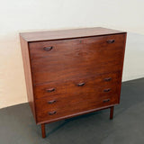 Danish Modern Teak Dry Bar Cabinet By Peter Hvidt And Orla Mølgaard-Nielsen