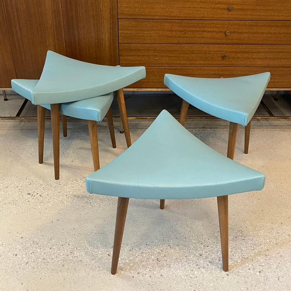 Limited Edition cFsignature Mid-Century Modern Style Triangular Stools ...