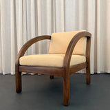 Art Deco "D" Oak Armchair By Modernage Furniture After Paul Frankl