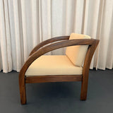 Art Deco "D" Oak Armchair By Modernage Furniture After Paul Frankl