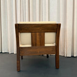 Art Deco "D" Oak Armchair By Modernage Furniture After Paul Frankl