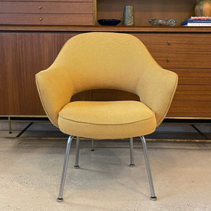 Eero Saarinen Executive Armchair For Knoll Yellow Upholstery