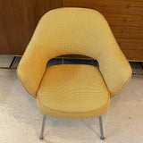 Eero Saarinen Executive Armchair For Knoll Yellow Upholstery