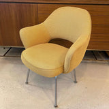 Eero Saarinen Executive Armchair For Knoll Yellow Upholstery