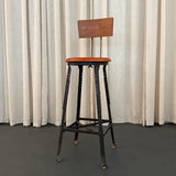 Industrial Angle Iron Train Station Switchboard Operator Stool