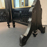 Antique Eastlake Trifold Standing Floor Mirror Room Divider