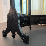 Antique Eastlake Trifold Standing Floor Mirror Room Divider