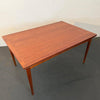 Danish Modern Teak Extension Dining Table By Selig