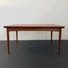 Danish Modern Teak Extension Dining Table By Selig