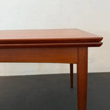 Danish Modern Teak Extension Dining Table By Selig