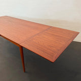 Danish Modern Teak Extension Dining Table By Selig