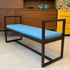 Mid Century Modern Lacquered Mahogany Bench